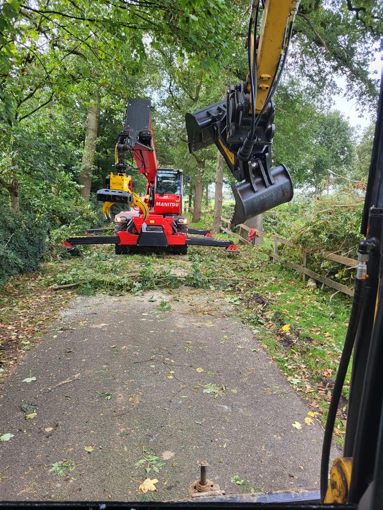 Boomkap en singels afzetten – Stroeve Bos en Groen